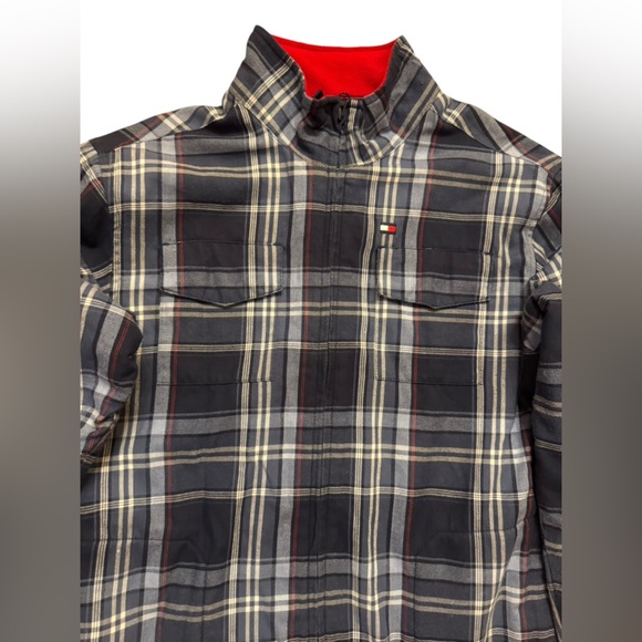 Tommy Hilfiger Checkered Outerwear Size Large - Picture 6 of 16